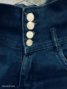 Navy Blue  High West Jeans
