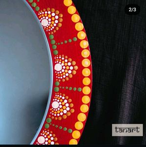 Handmade 12 Inches Mirror Homedecor