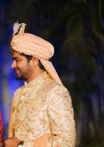 Groom Sherwani, Pagdi,mala,pajami&amp; Dupptta
