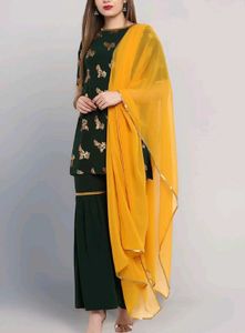 Kurta And Sharara Set