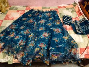 Unstitched Lhenga Choli