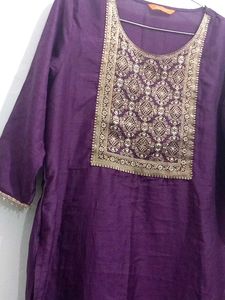 Elegant Purple Kurta XXL size