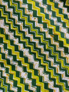 Pure Cotton Fabric Chevron Pattern
