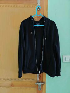 H&amp;M Black Zip-Up Hoodie