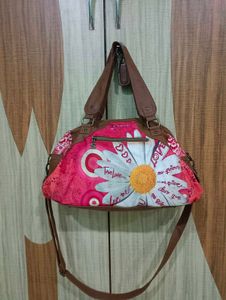 Desigual  Floral Print Handbag