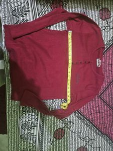 Maroon Long Sleeve T-Shirt