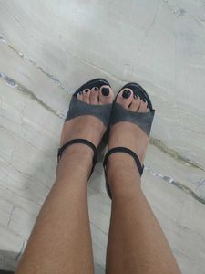 Black Strappy Heels