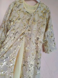 Beautiful Long Shrug With Kurti ✨