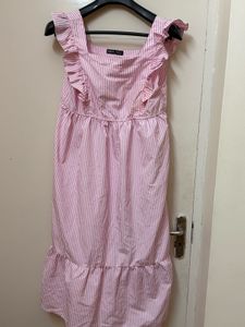 Pink Ruffled Dress