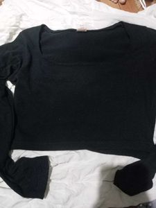 Black Crop Top