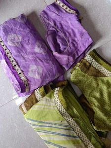Today Sale Only 🥳🥳 🎉 2 Saree Combo