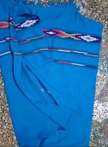 Elegant Leaf Print Abaya
