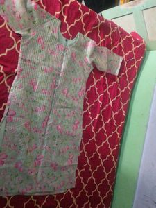Floral Print Kurta
