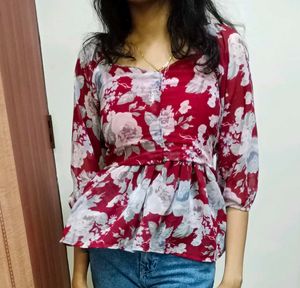 Maroon Top