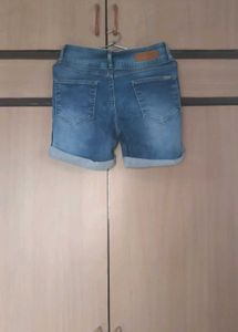 Blue Denim Shorts