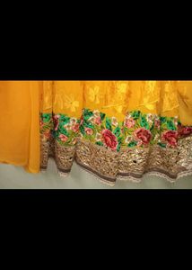 Wonderfully Worked Saree With Heavy Stone Work