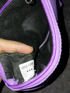 Smytten Purple Zip Pouch