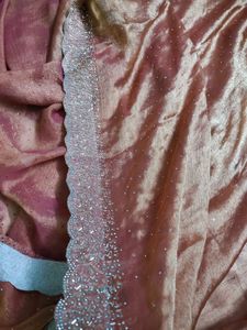 🍑Peach Party Wear Saree