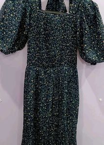 Puff Sleeve Midi