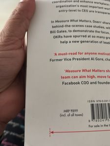 Measures What Matters By John Doerr