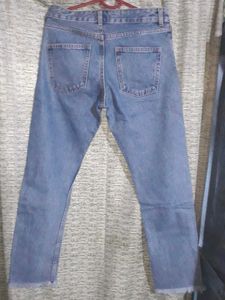 Zara Distressed Denim Jeans