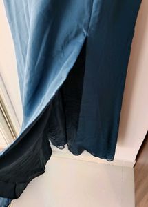 Elegant Navy Blue Maxi AZAZIE Dress (A4)