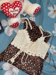 Floral Crochet Top