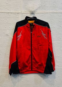 🇺🇸Asics Imported Red &amp; Black Jacket