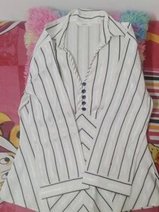 Striped Button-Down Shirt