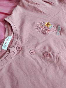 Cute Pink Bottom With Top