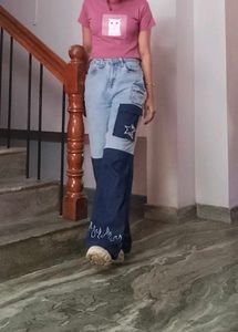 Roadster Wideleg Double Coloured Jeans