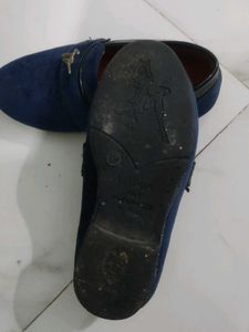 Boys' Navy Blue Loafers