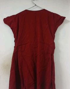 Stylish Maroon Tunic Top