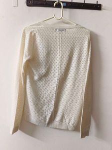 White Knit Cardigan