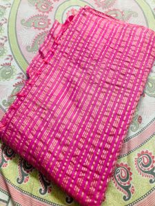 Pink mursidabad silk saree very nice and soft