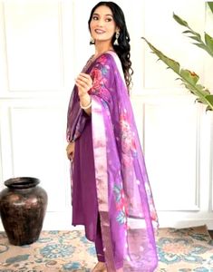 New Kurta With Bottom And Dupatta Set