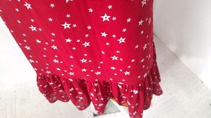 Star Print A-Line Dress