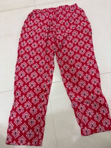 Red Co-ord set kurti and pazama se
