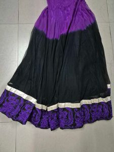 Purple Embroidered Kurta