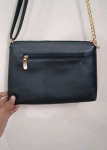 New Black Quilted Crossbody Bag