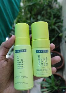 Hyhen Golden Hour Glow Serum & Barrier Care cream