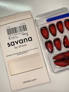 Red Ombre Press-On Nails