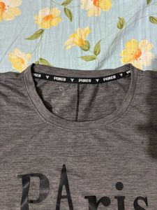 Poker Active Women’s Grey Graphic T-Shirt – XL |