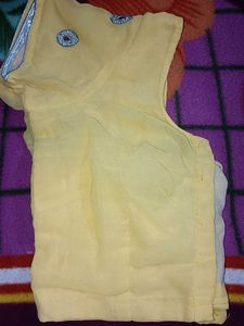 Yellow Sari Blouse
