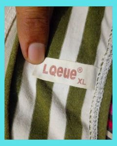 Stylish Green-White Striped T-Shirt | XL Size | Ca