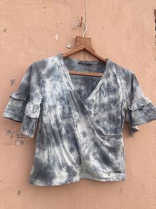 Tie-Dye Wrap Style Top | Boho Vibes |