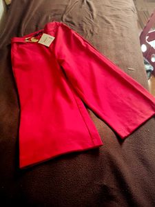 Brand Madame Red Trousers For Girls