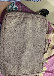 Patterned Hemp Shoulder Bag