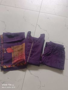 New Pakistani Muslin Suit Set With Inner Lining