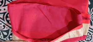 Georgette saree with golden border